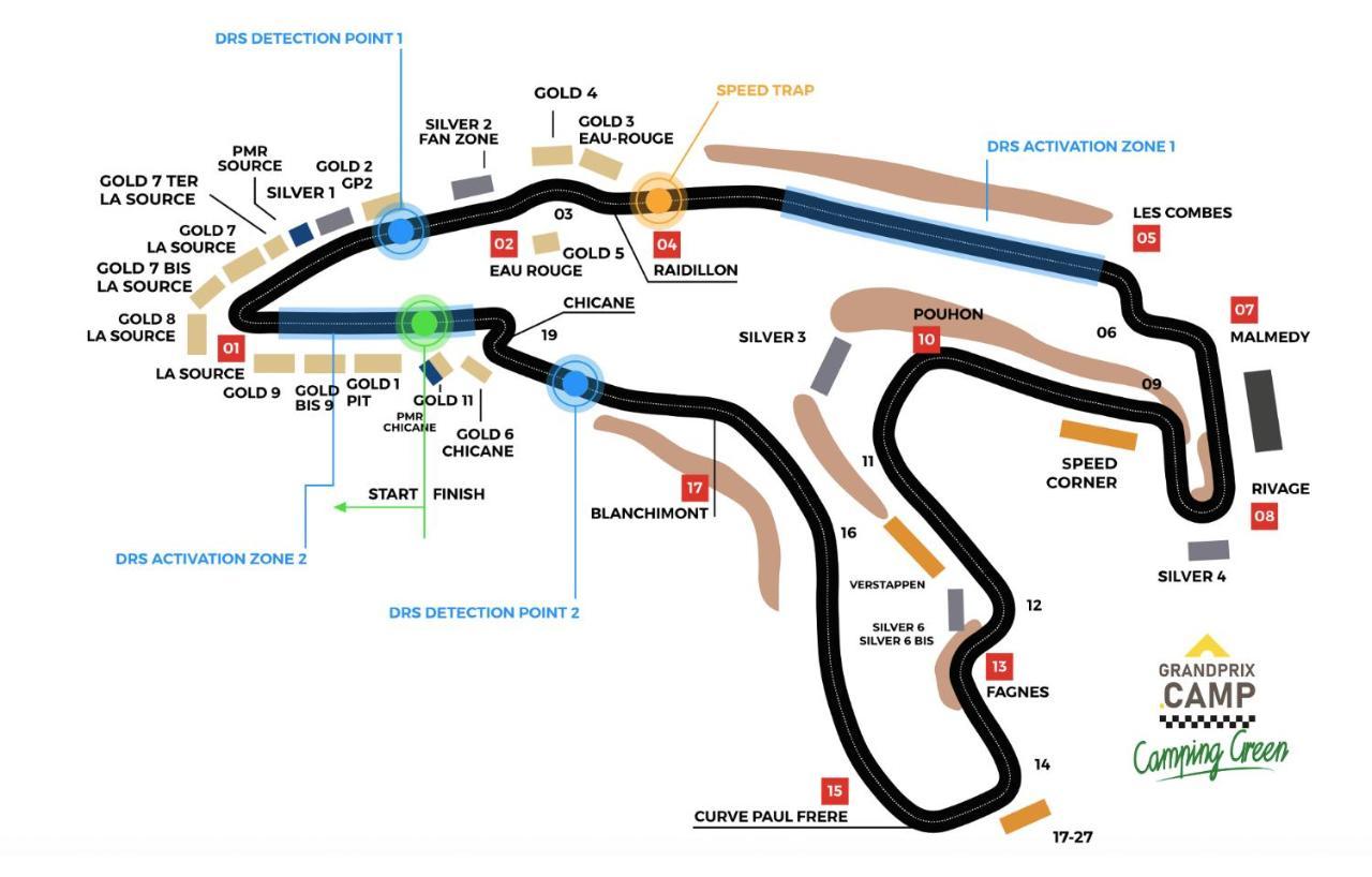 Grandprixcamp Closest To The Track Including Track View Stavelot Luaran gambar